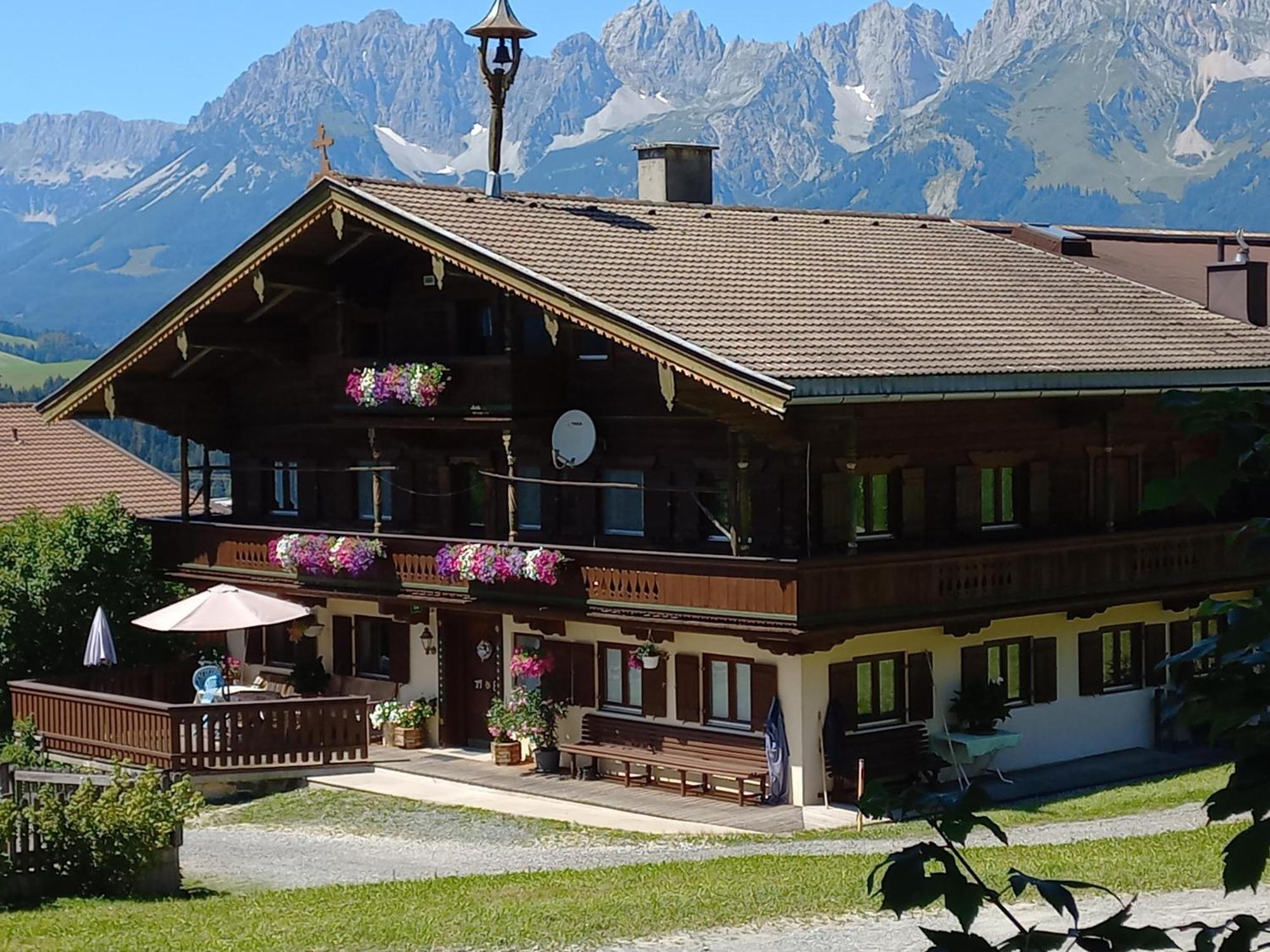 Villa Schießling Hof Oberndorf in Tirol Exterior foto